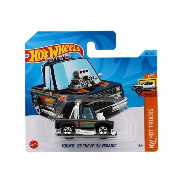 Hot Wheels Tekli Araba Toon'd 83 Chevy Silverado HW Hot Trucks Serisi 1/10