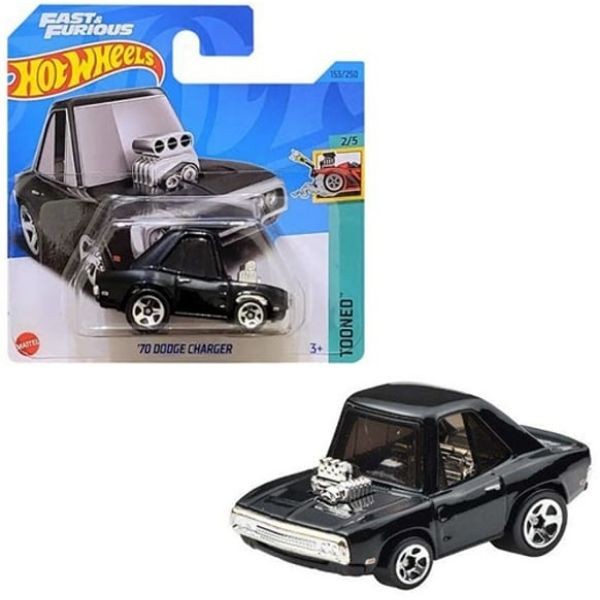 Hot Wheels Tekli Araba 70 Dodge Charger Tooned Serisi 2/5