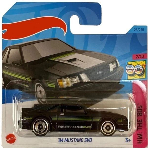 Hot Wheels Tekli Araba 84 Mustang SVO HW The 80's Serisi 2/10