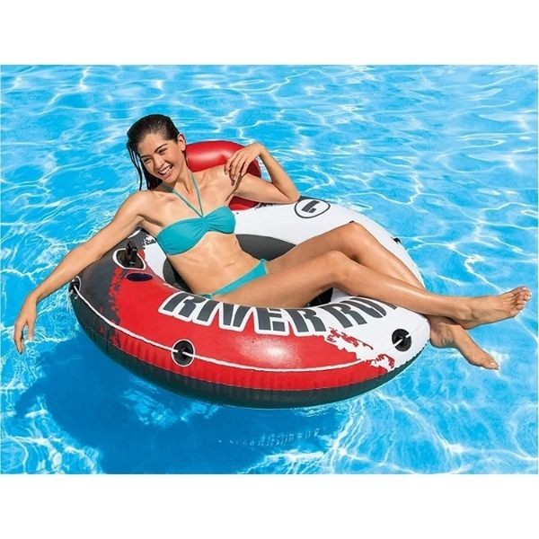 Intex 56825 River Run Fileli Koltuk Simit Kırmızı 135 Cm
