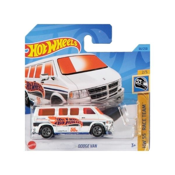 Hot Wheels Tekli Araba Dodge Van HW 55 Race Team Serisi 2/5