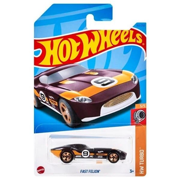 Hot Wheels Tekli Araba Fast Felion HW Turbo Serisi 5/5