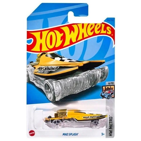 Hot Wheels Tekli Araba Mad Splash HW Metro Serisi 6/10