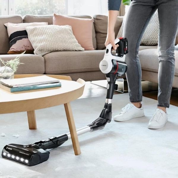 Bosch Katlanır Dik Şarjlı Süpürge Unlimited Beyaz BCS711XXL