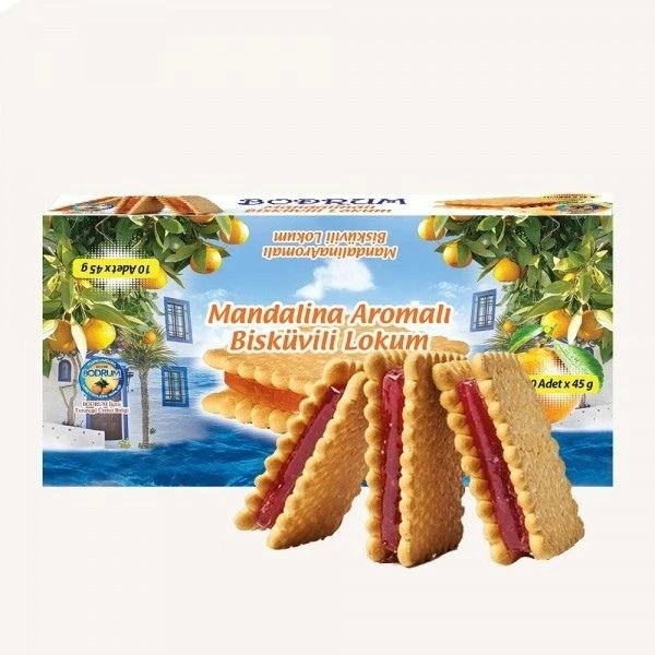Bodrum Mandalinası Lokumlu Bisküvi 10'lu Paket