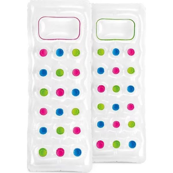 Intex 59896 Renkli Pencereli Bardaklı Yatak 188 cm 12