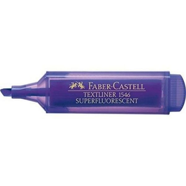 Faber Castell Fosforlu Kalem Şeffaf Kasa Mor 154636