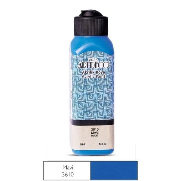 Artdeco Akrilik Boya Mavi 3610 140 ml