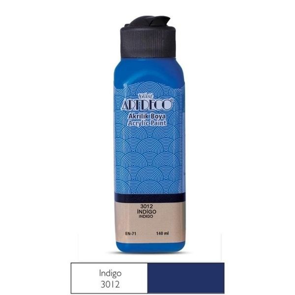 Artdeco Akrilik Boya İndigo 3012 140 ml