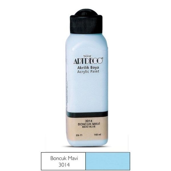 Artdeco Akrilik Boya Boncuk Mavi 3014 140 ml