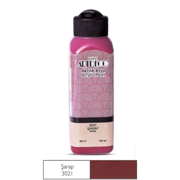 Artdeco Akrilik Boya Şarap 3021 140 ml
