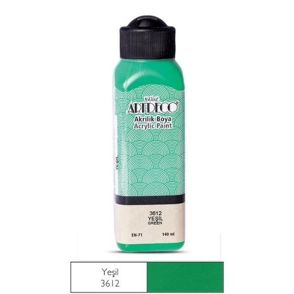 Artdeco Akrilik Boya Yeşil 3612 140 ml