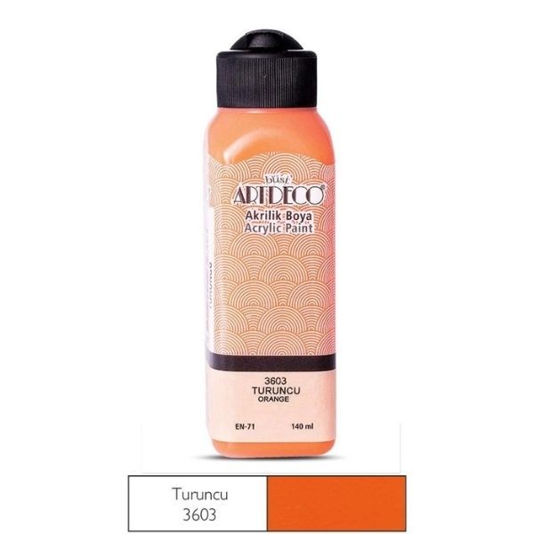 Artdeco Akrilik Boya Turuncu 140 ml
