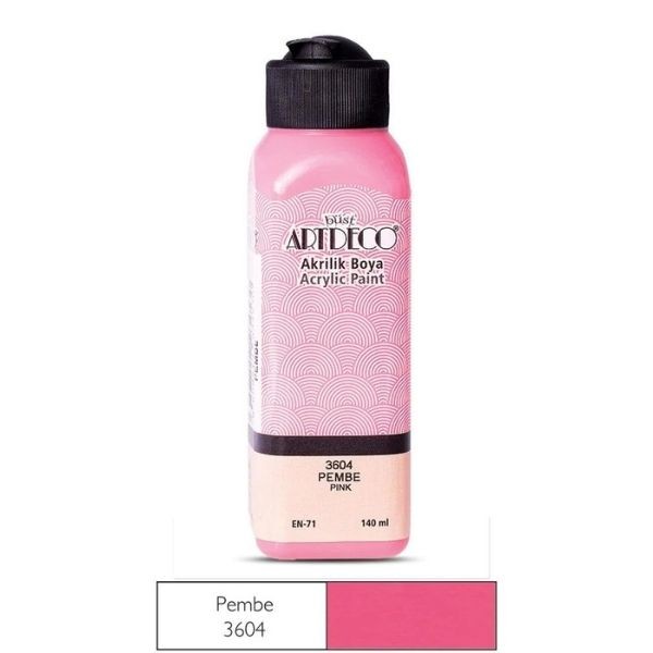 Artdeco Akrilik Boya Pembe 3604 140 ml