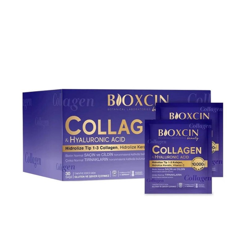 Bioxcin Beauty Collagen & Hyaluronic Acid 30 Saşe x 11 g