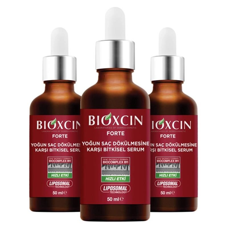 Bioxcin Forte Yoğun Saç Dökülmesine Karşı Bitkisel Serum 3x50ml