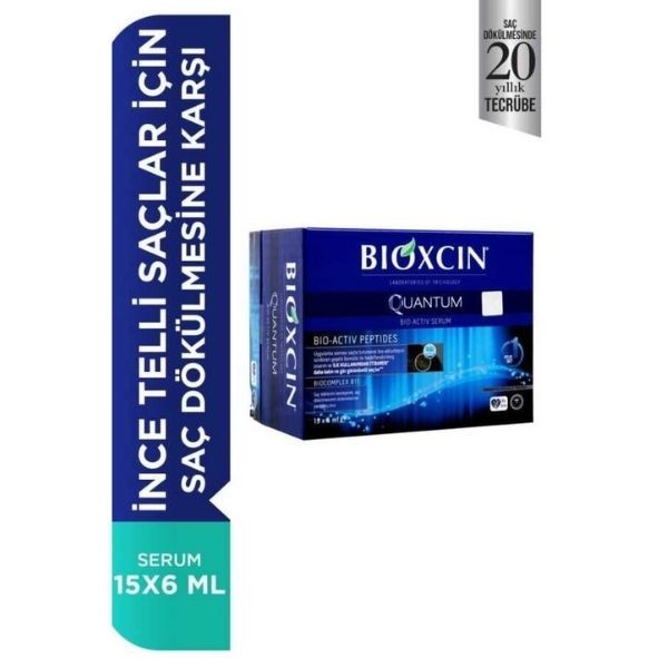 Bioxcin Quantum Saç Güçlendirici Serum 15 x 6 ml