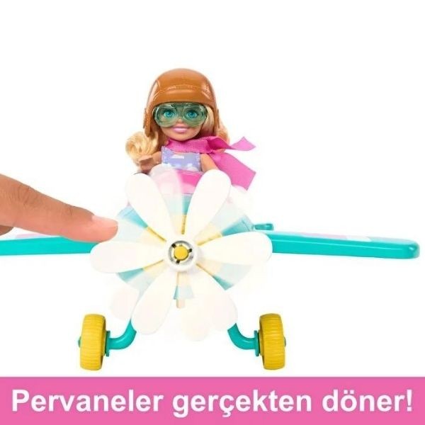 Barbie Chelsea'nin Pervaneli Mini Uçağı Oyun Seti HTK38