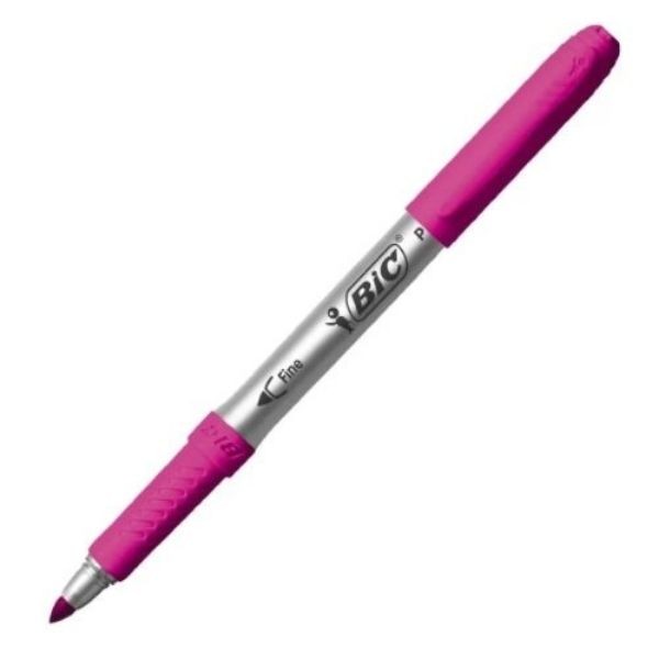 Bic Fine Point Permanent Marker Pembe 950467