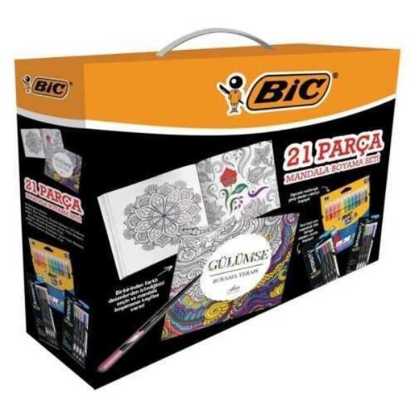 Bic Mandala Boyama Seti 21 Parça