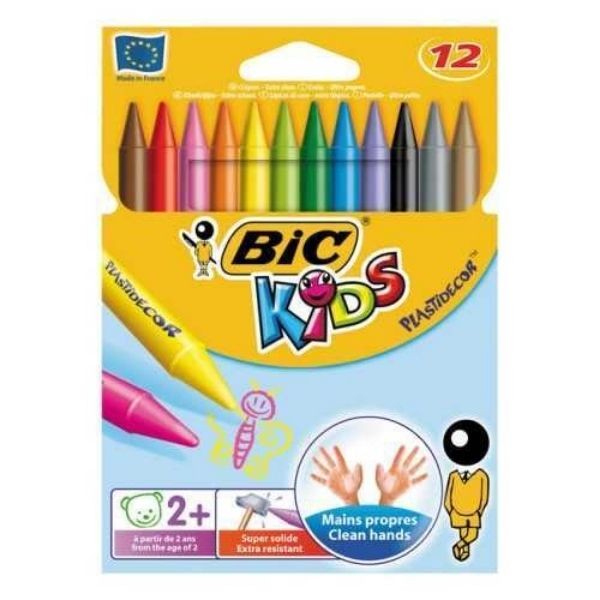 Bic Silinebilir Pastel Boya 12 Renk Kutu