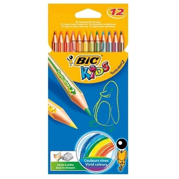 Bic Tropicolors Kuru Boya Kalemi 12`li Kutu 8325669