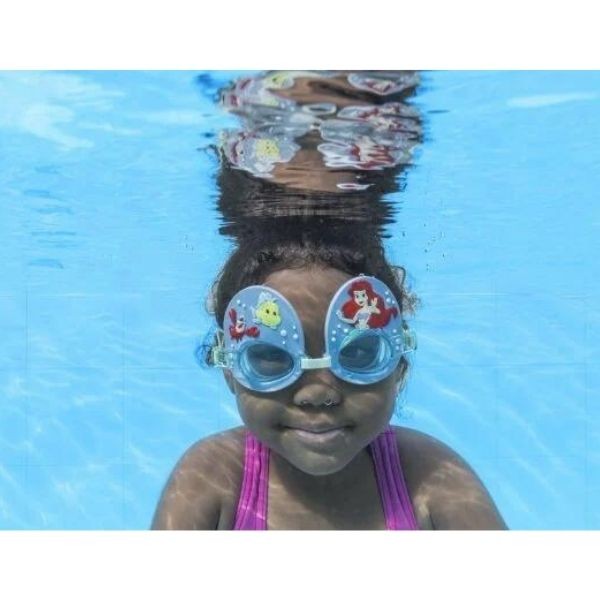 Bestway 9103C Lisanslı Yüzücü Gözlüğü - Deniz Kızı Ariel 24