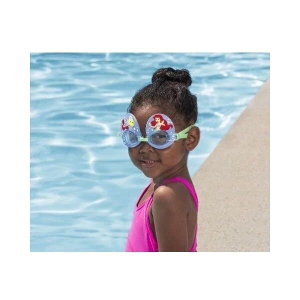Bestway 9103C Lisanslı Yüzücü Gözlüğü - Deniz Kızı Ariel 24