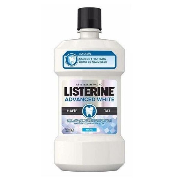 Listerine Advanced White Hafif Tat Ağız Suyu 250 Ml