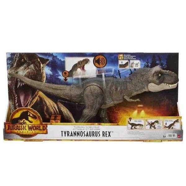 Jurassic World Güçlü Isırıklar Dinozor Figürü - Tyrannosaurus Rex HDY55