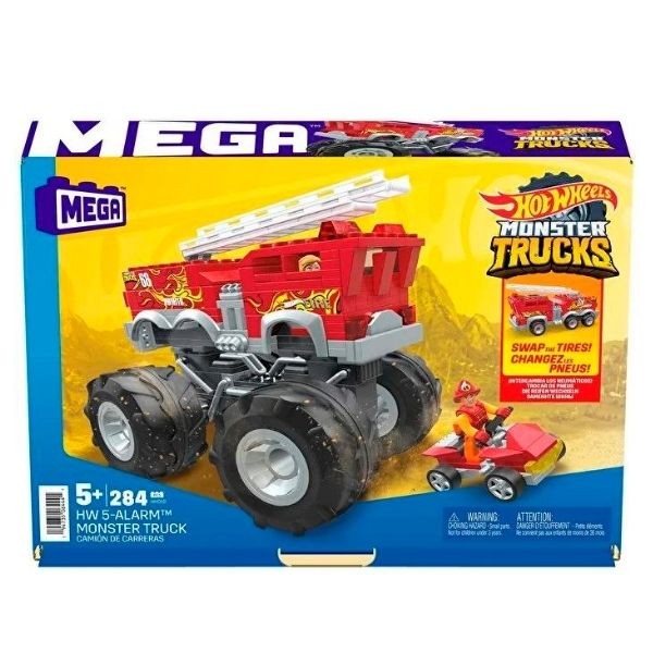 MEGA HOT WHEELS MONSTER TRUCK İTFAİYE ARACI HHD19