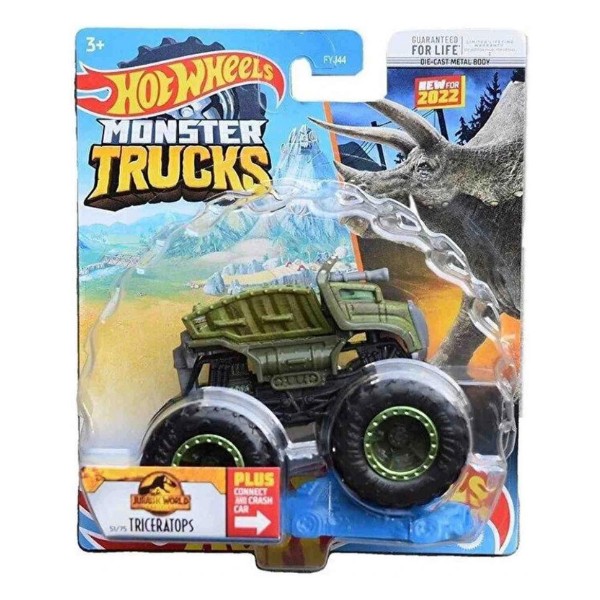 MONSTER TRUCKS 1:64 ARABALAR FYJ44-HCP44 TRICERATOPS