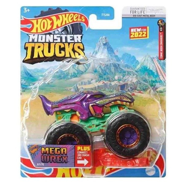 Monster Trucks 1:64 Arabalar FYJ44-HCP70 Mega Wrex