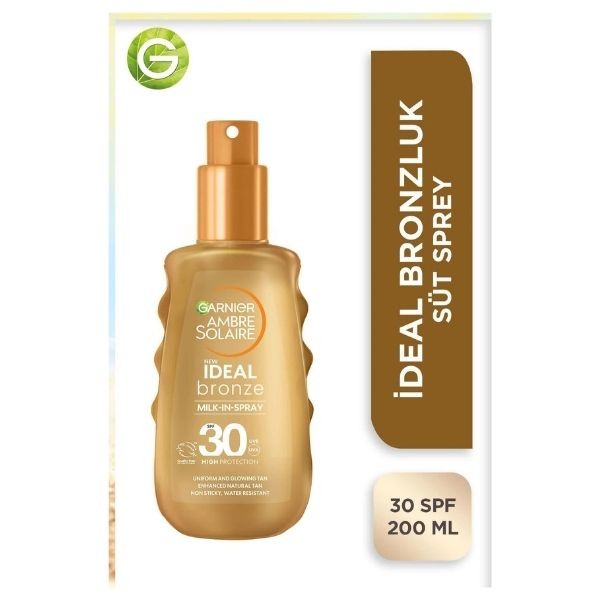 Garnier Ambre Solaire İdeal Bronzluk Güneş Koruyucu Sprey SPF30 150 Ml