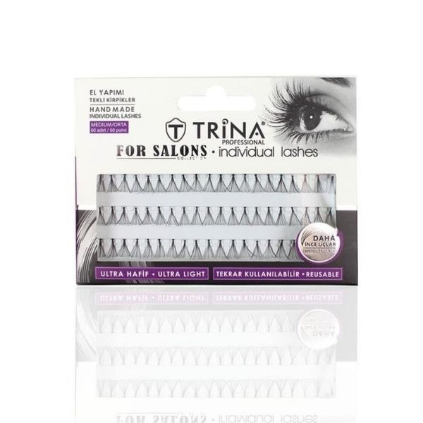 Trina El Yapımı Tekli Yoğun Kirpik Uzun