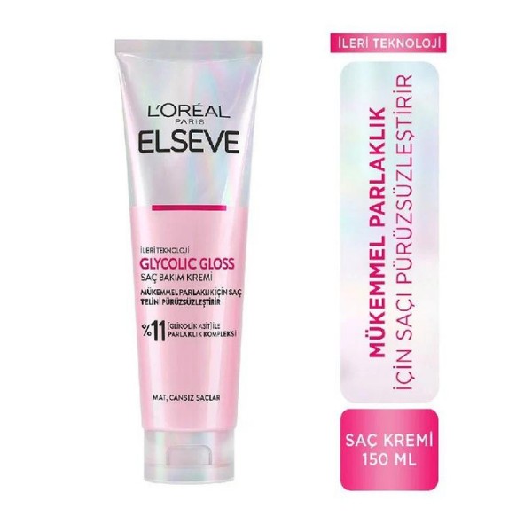 Elseve Saç Kremi Glycolic Gloss 150 Ml