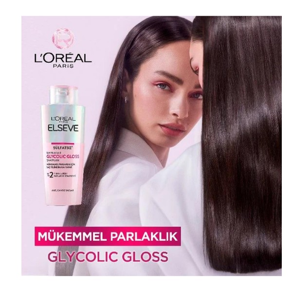 Elseve Şampuan Glycolic Gloss 200 Ml