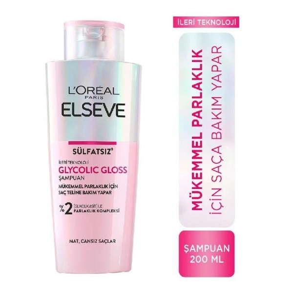 Elseve Şampuan Glycolic Gloss 200 Ml
