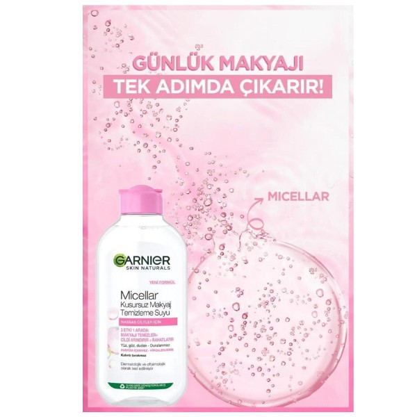 Garnier Micellar Kusursuz Makyaj Temizleme Suyu 200 ml