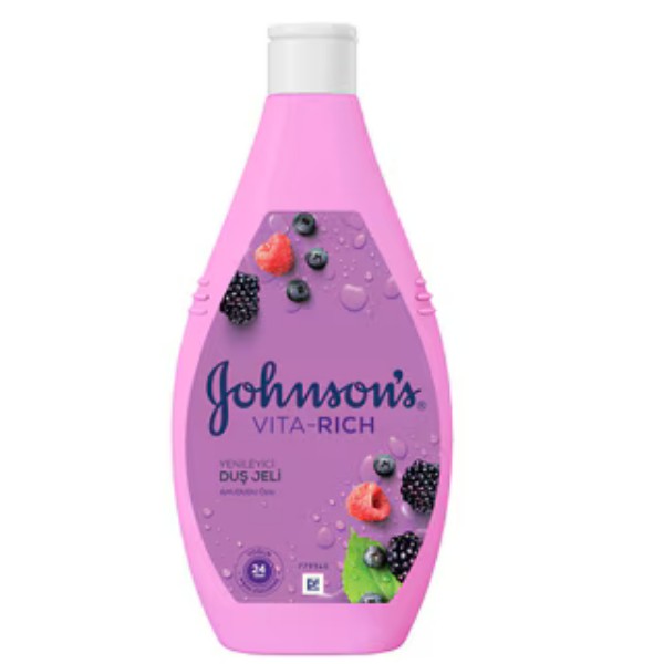 Johnsons Vita-Rich Duş Jeli Ahududu Özlü Yenileyici 400 Ml
