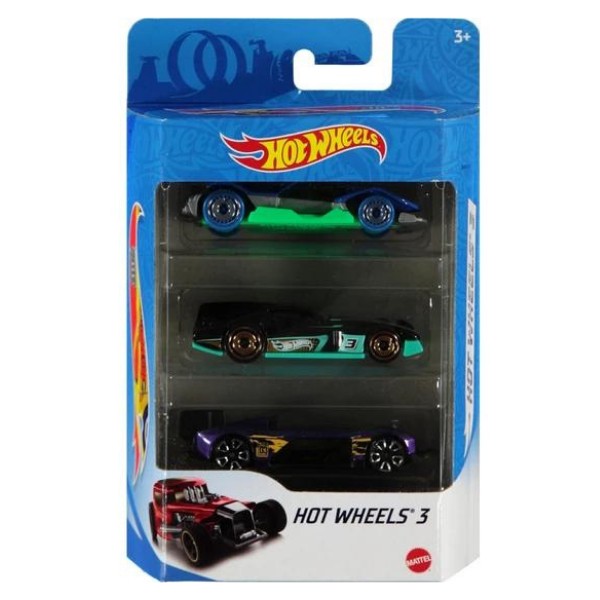 HOT WHEELS ÜÇLÜ ARABA SETİ K5904 (ASORTİ)