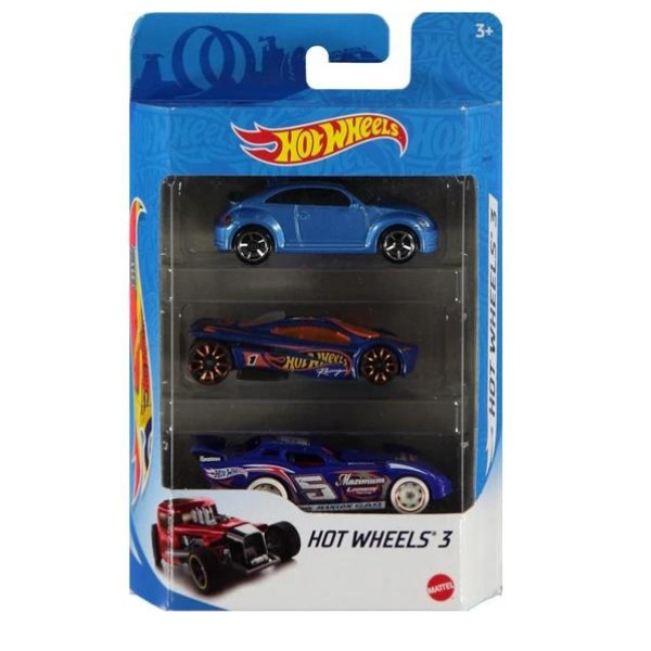 HOT WHEELS ÜÇLÜ ARABA SETİ K5904 (ASORTİ)