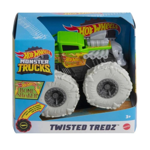 Hot Wheels Monster Trucks 1:43 Çek Bırak Arabalar GVK37-GVK38 Bone Shaker