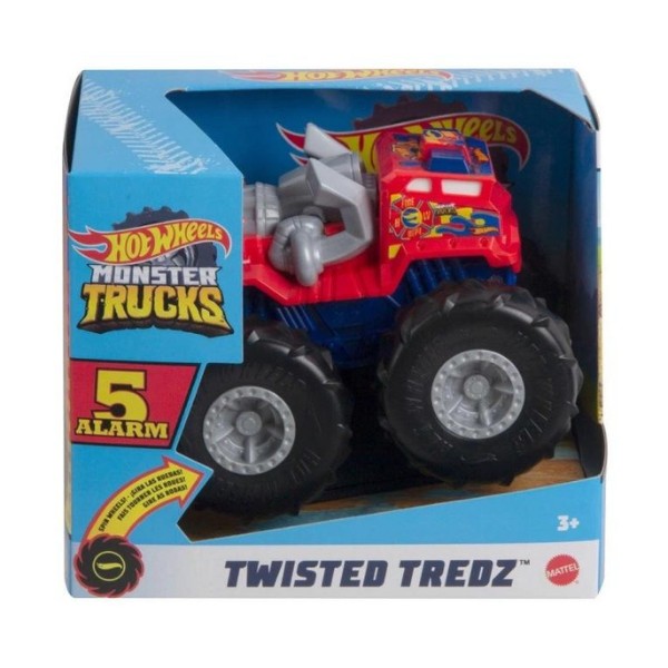 Hot Wheels Monster Trucks 1:43 Çek Bırak Arabalar GVK37-GVK41 5 Alarm