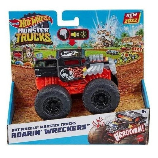 Hot Wheels Monster Trucks 1:43 Kükreyen Arabalar HDX60-HDX61 Bone Shaker