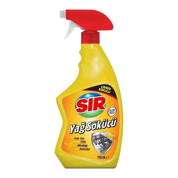 Sır Yağ Çözücü Mutfak Sprey Limonlu 750 Ml