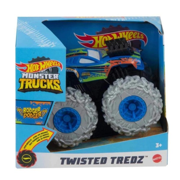 Hot Wheels Monster Trucks 1:43 Çek Bırak Arabalar GVK37-GVK40 Rodger Dodger