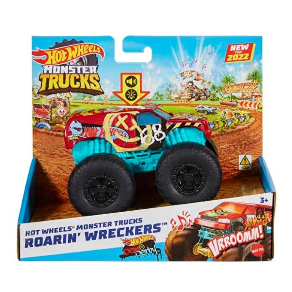 Hot Wheels Monster 1:64 Renk Değiştiren Araçlar HGX06-HGX08 Podium Crasher