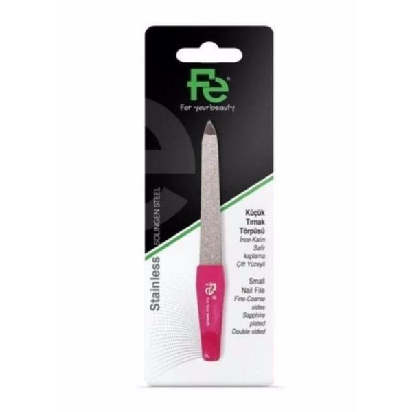 FE Küçük Tırnak Törpüsü İnce-Kalın Safir Kaplama Çift Yüzeyli Pembe