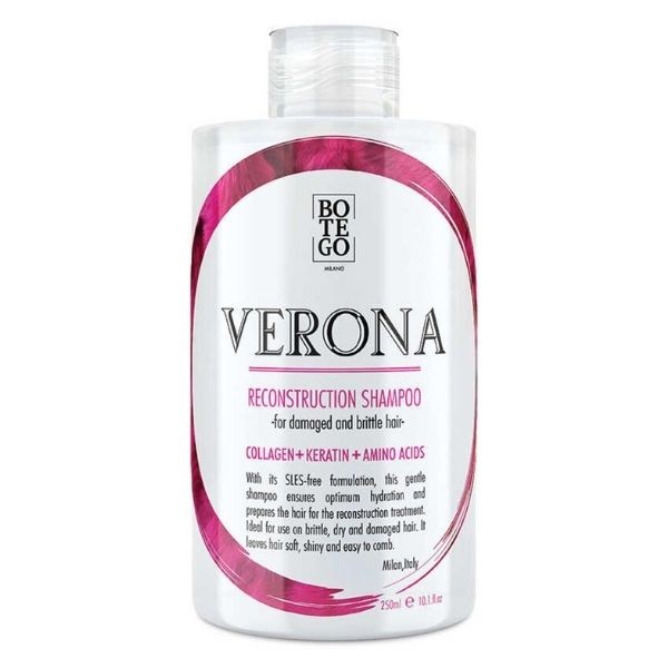 Botego Verona Reconstruction Yeniden Yapılandırma Şampuanı 250 ml - Kuru Ve Aşırı Yıpranmış Saçlar